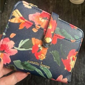 Nanette Lepore Floral Wallet - Navy Floral.